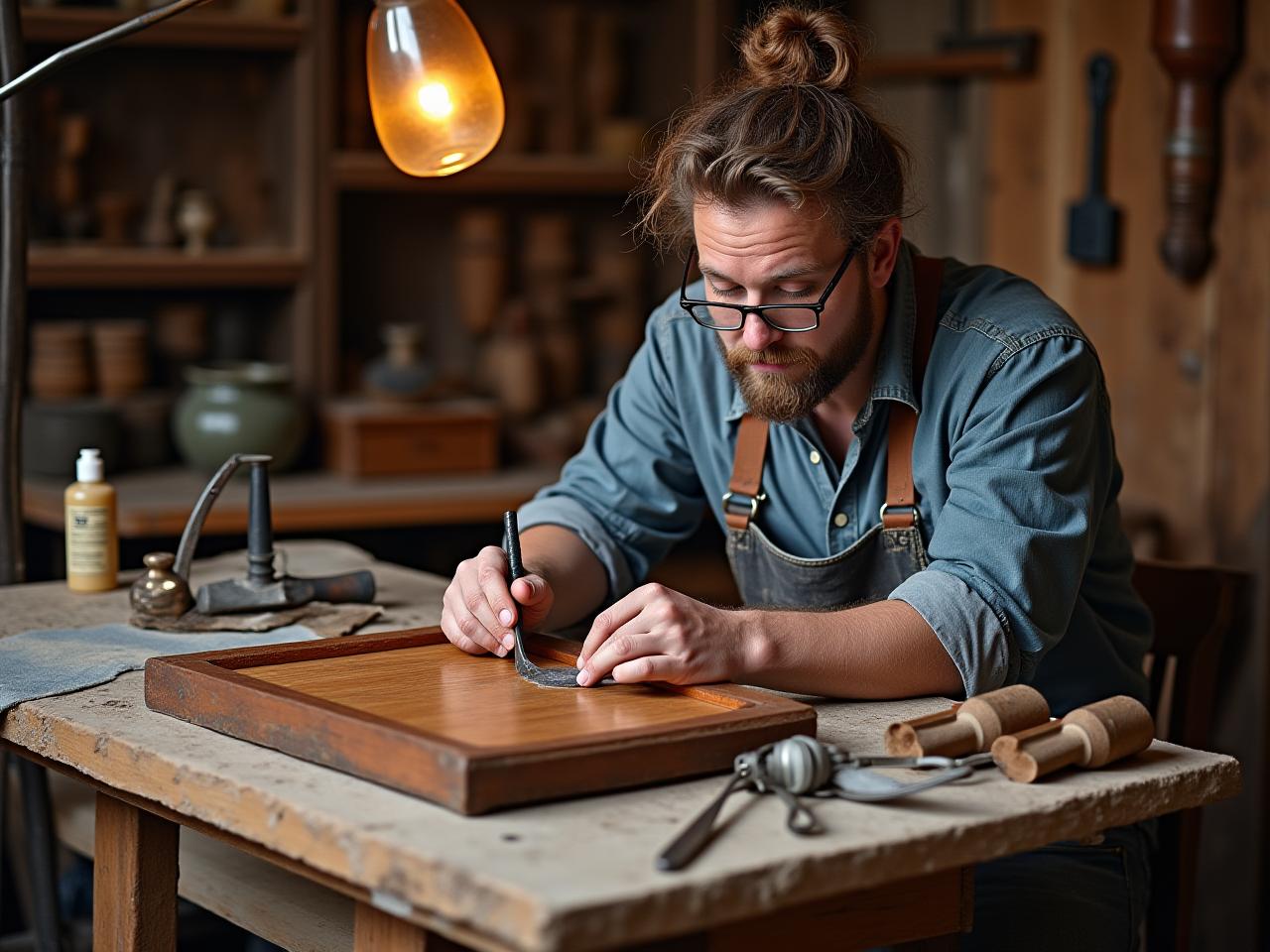 Antique furniture restoration and heritage revival process