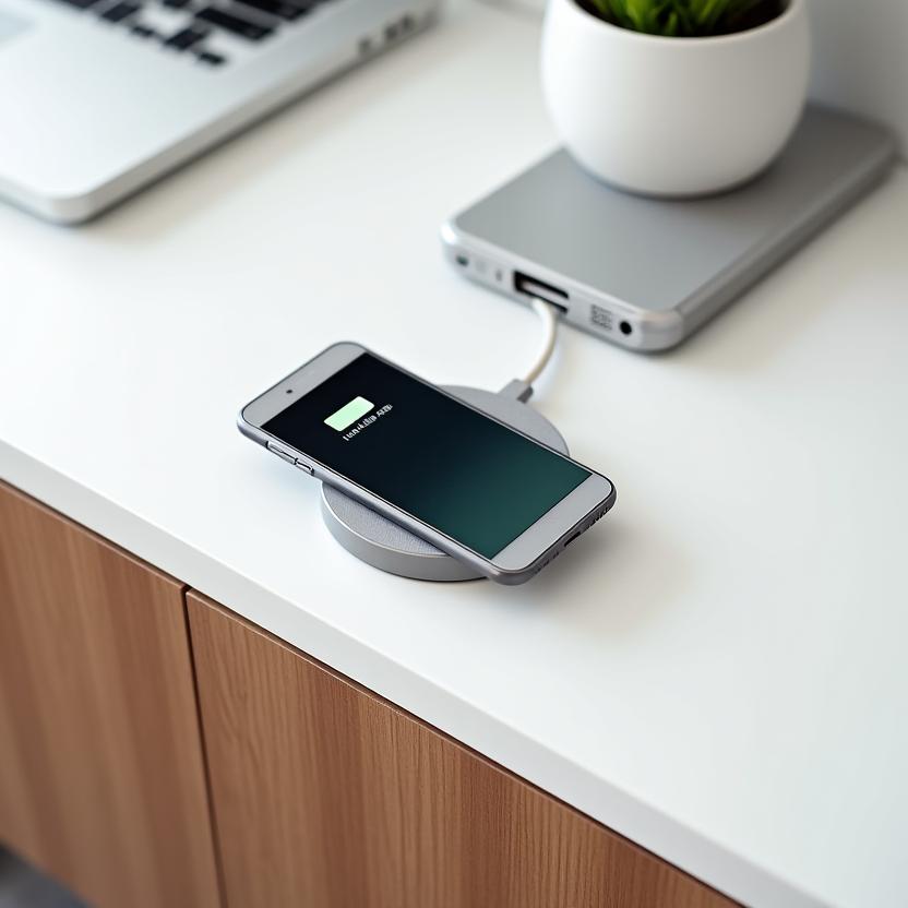 Furniture with built-in wireless charging capabilities